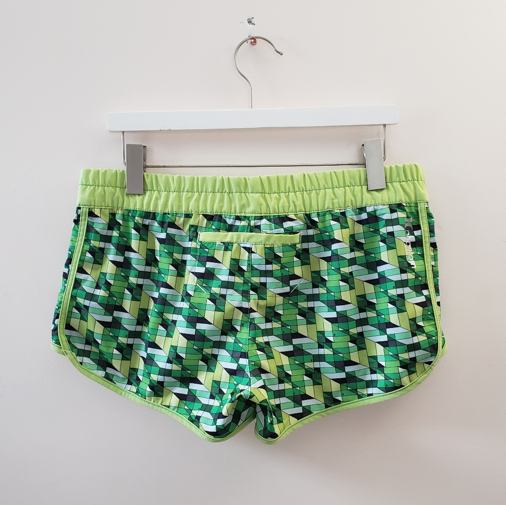 ❌SOLD❌Hurley Green Pattern Swim Short, Sz L - Picture 2 of 7